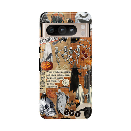 Halloween Spooky Collage Tough Phone Case