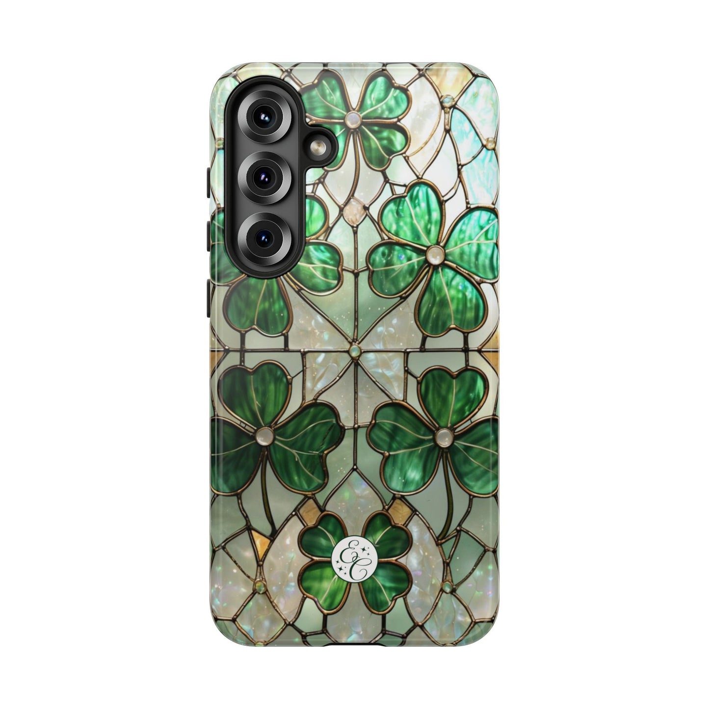 Stained Glass Clover Tough Phone Case