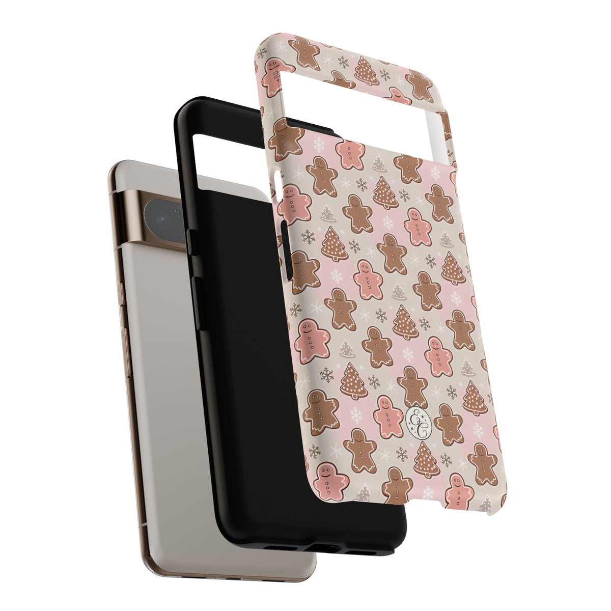 Gingerbread Men & Xmas Tree Pattern Phone Case