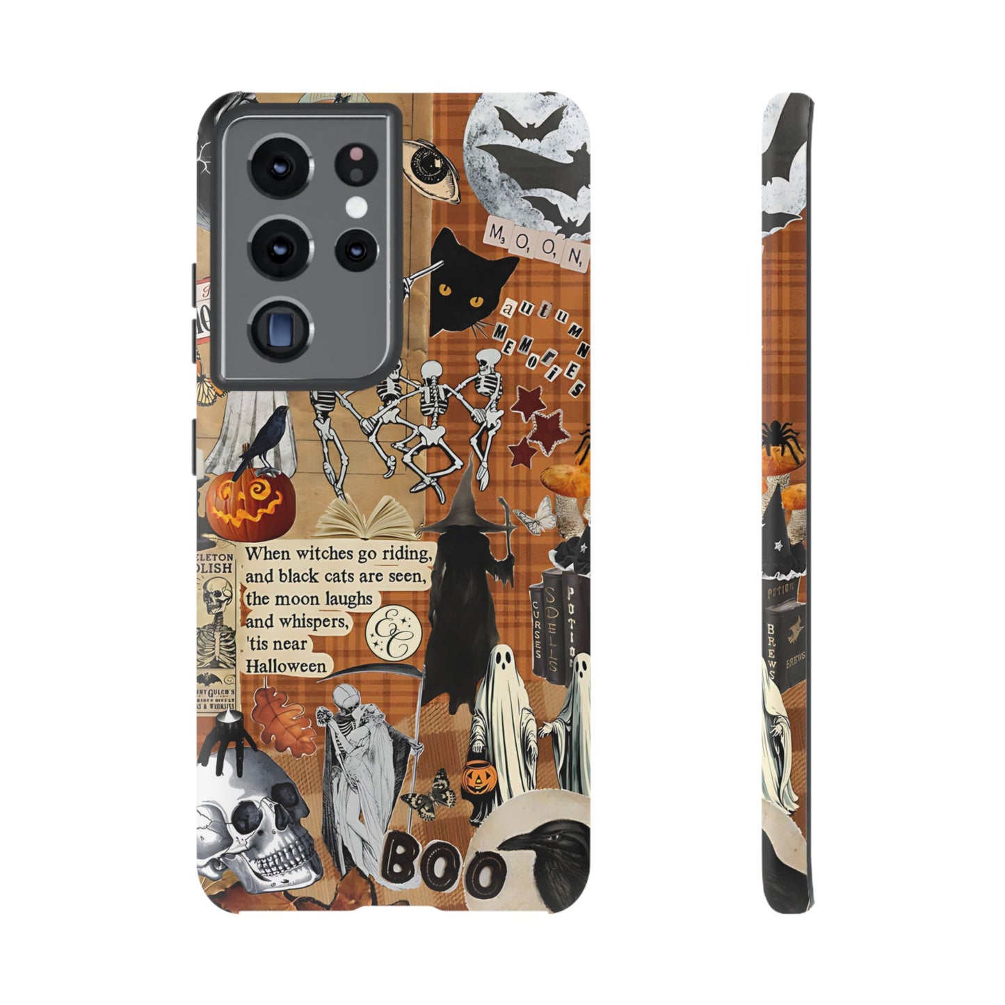 Halloween Spooky Collage Tough Phone Case