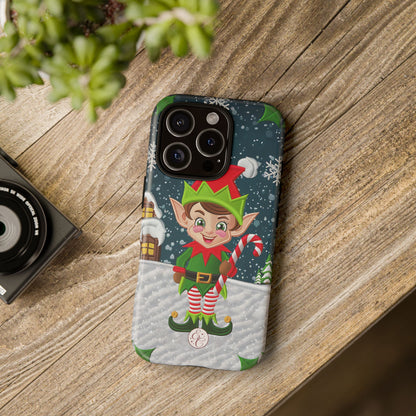 Christmas Naughty Elf Tough Phone Case