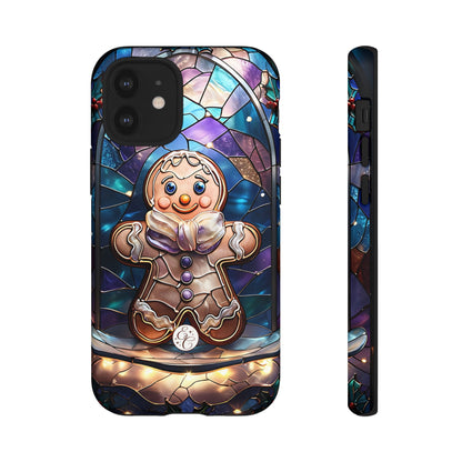 Gingerbread Man Stained Glass Tough Phone Case