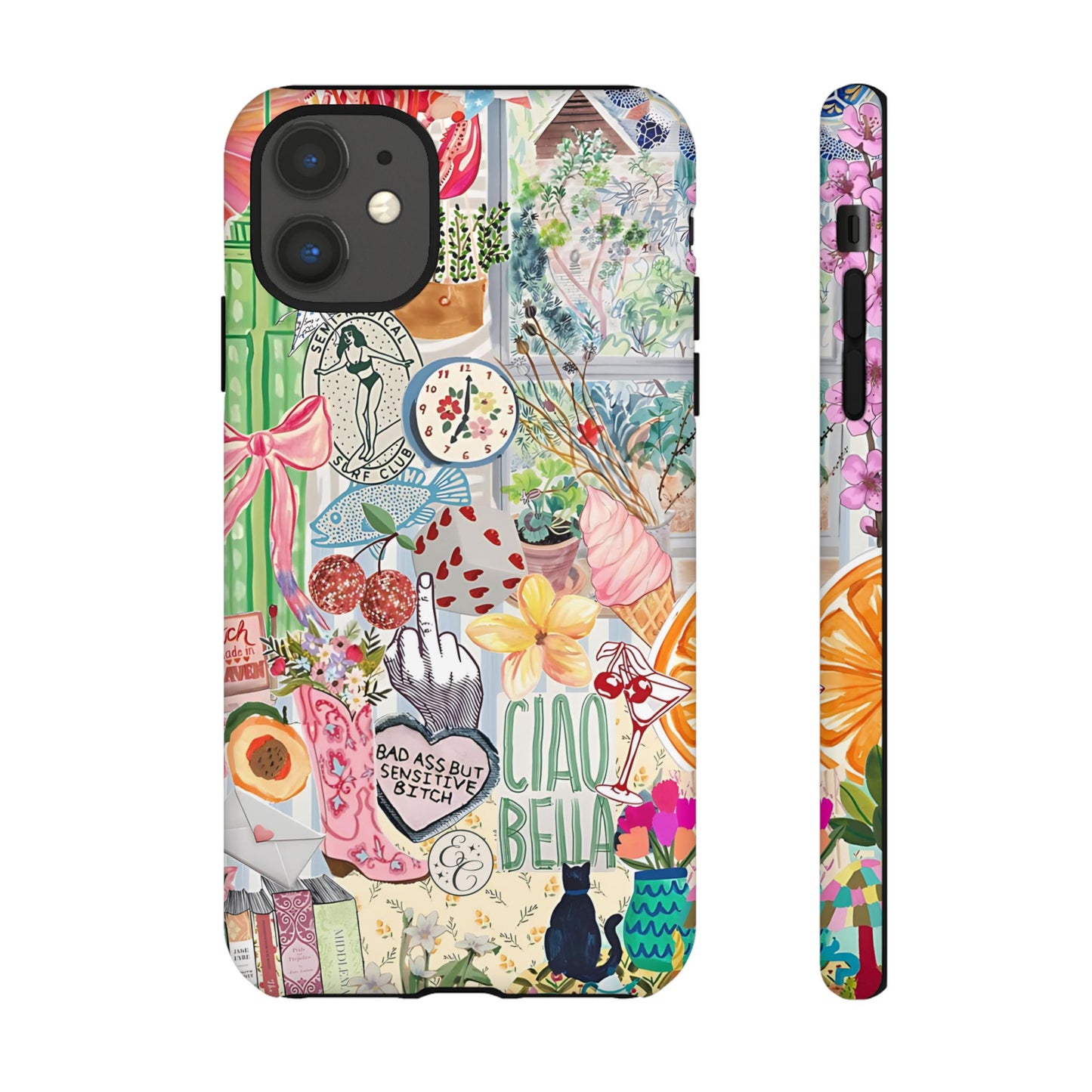 Coquette Art Collage Tough Phone Case