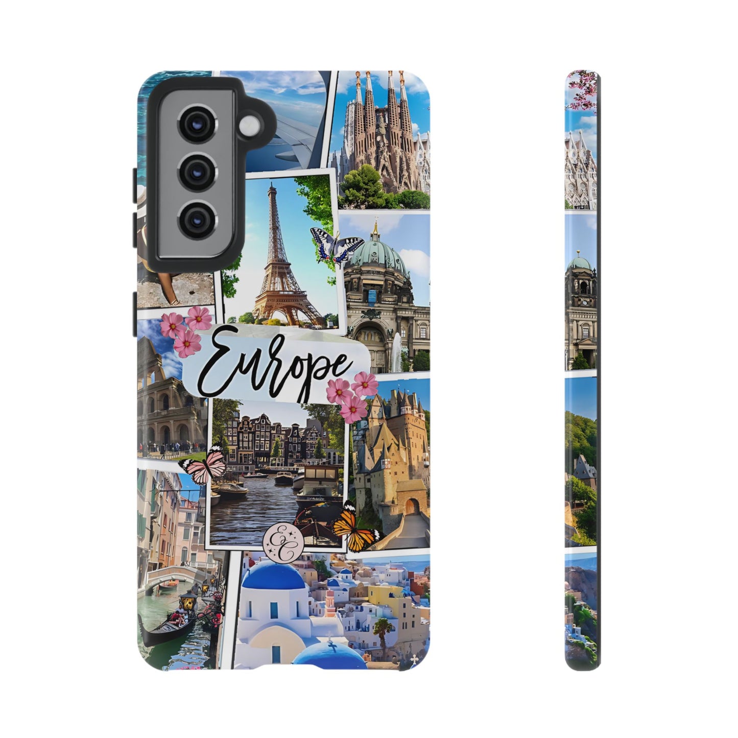 Europe Travel Collage Tough Phone Case