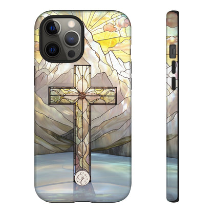 Stained Glass Cross Tough Phone Case
