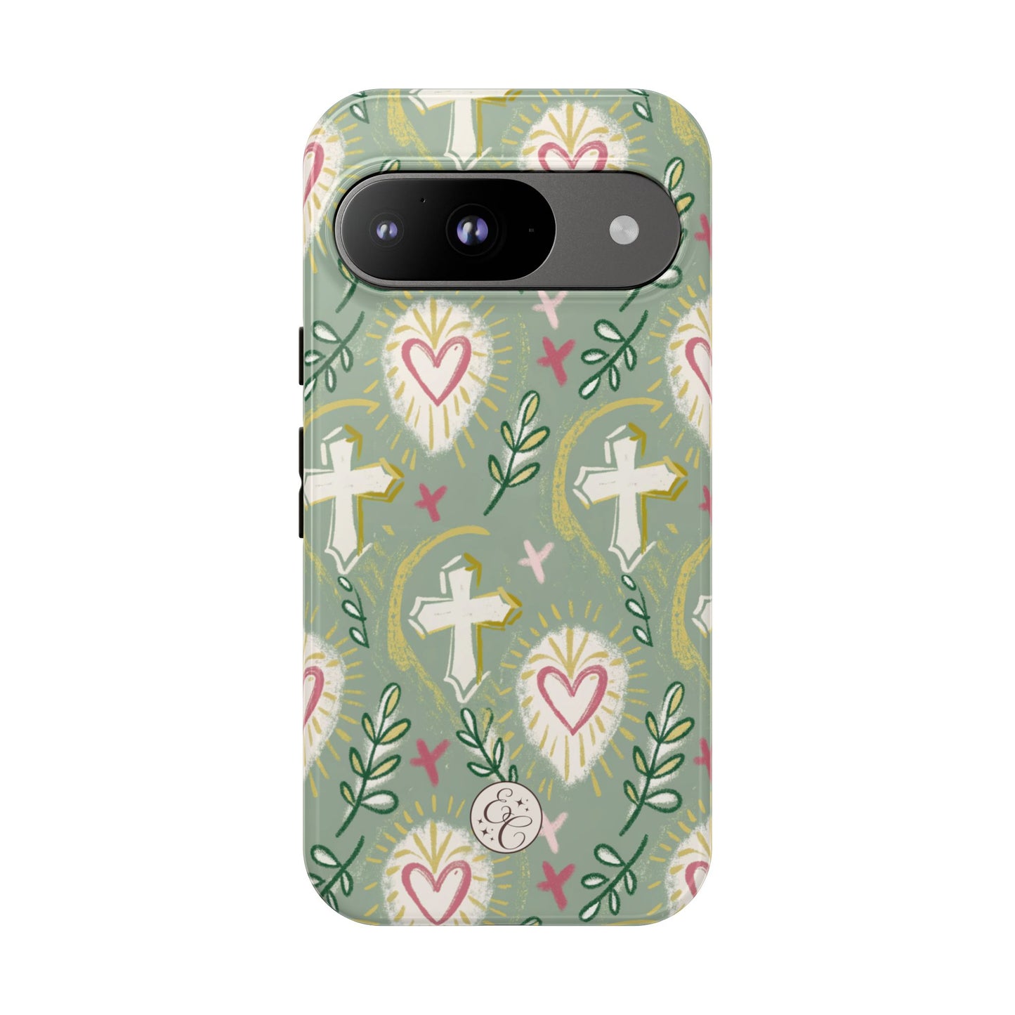 Christian Cross Boho Pattern Tough Phone Case
