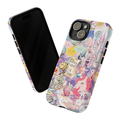 Whimsical Fairytale Collage Tough Phone Case