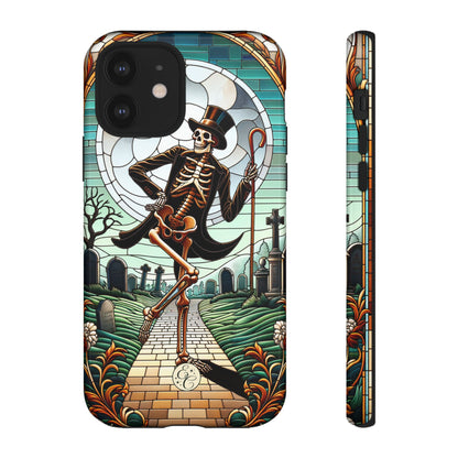 Dancing Skeleton Tough Phone Case
