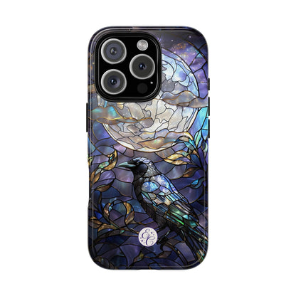 Stained Glass Raven Tough Phone Case