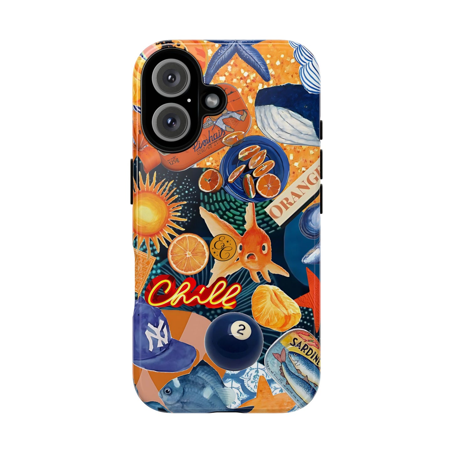 Nautical and Citrus Tough Phone Case