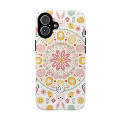 Colorful Easter Mandala Tough Phone Case