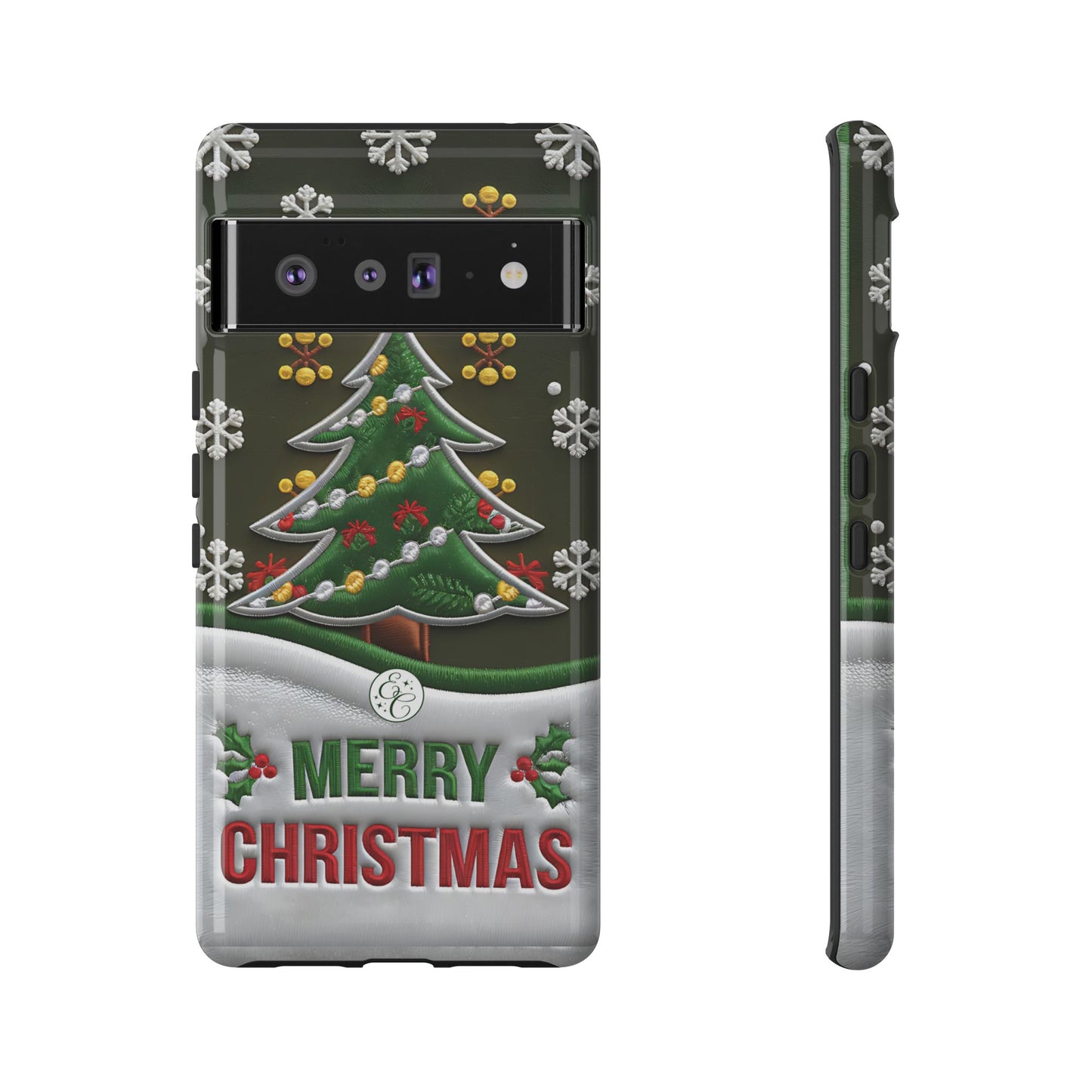 Merry Christmas Tree Tough Phone Case