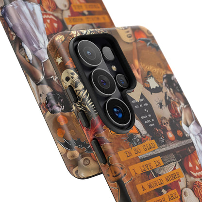 Halloween Aesthetic Collage Tough Phone Case