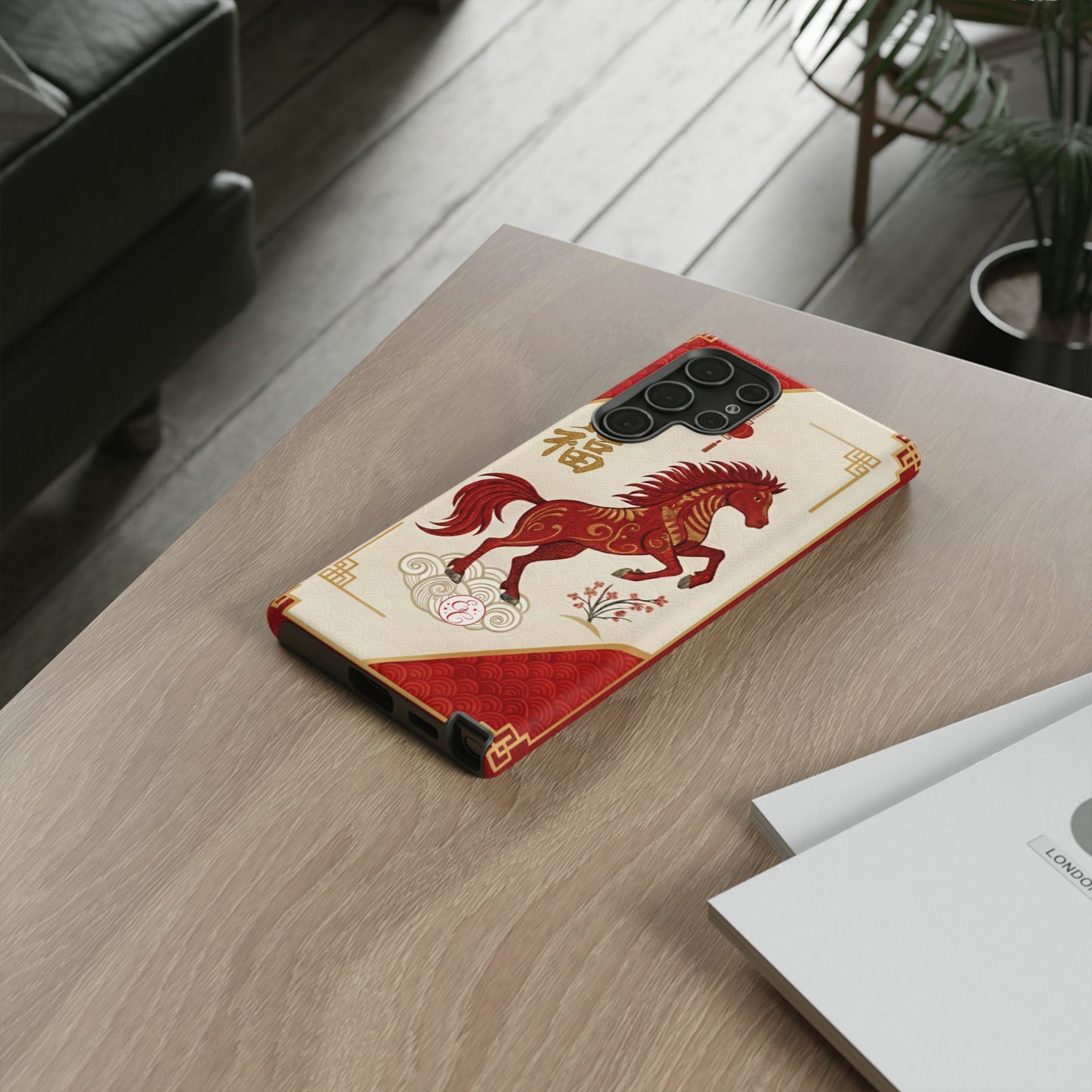 Chinese Zodiac Horse Tough Phone Case