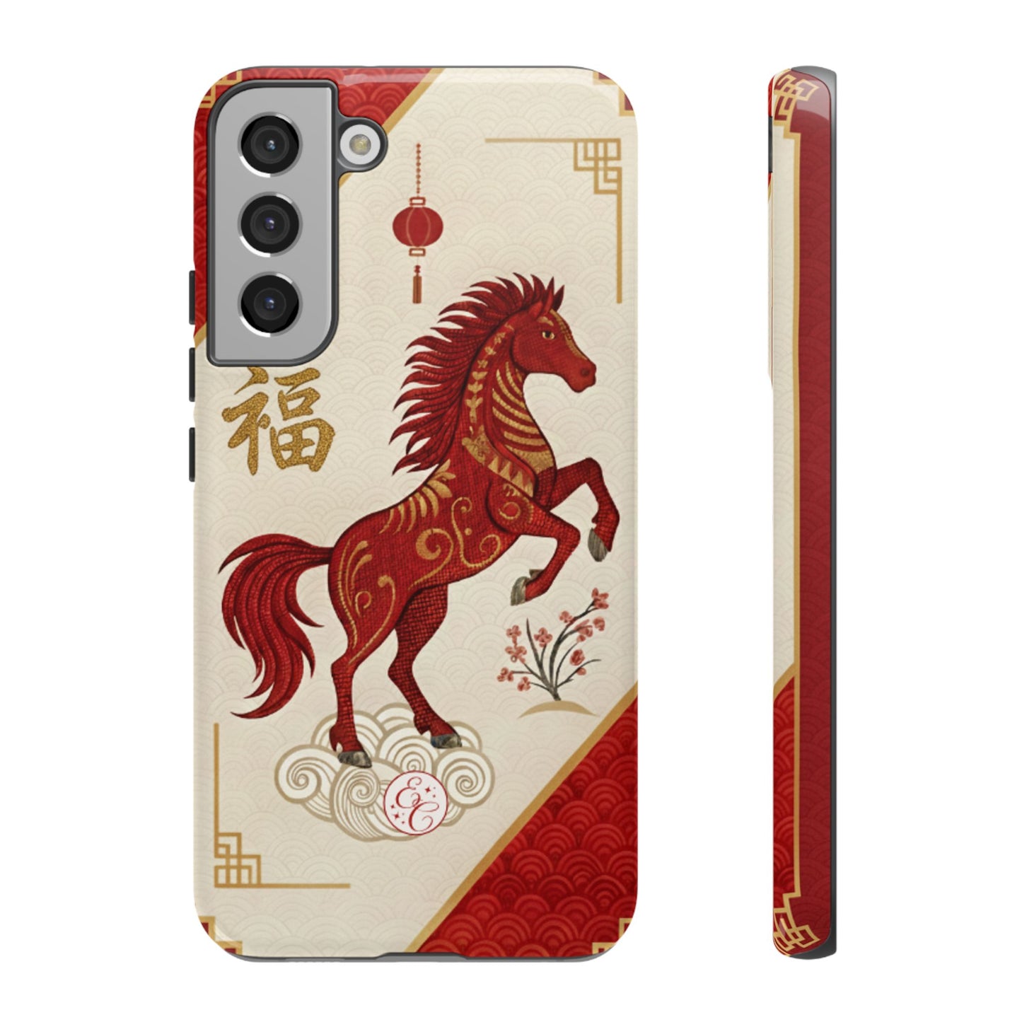 Chinese Zodiac Horse Tough Phone Case