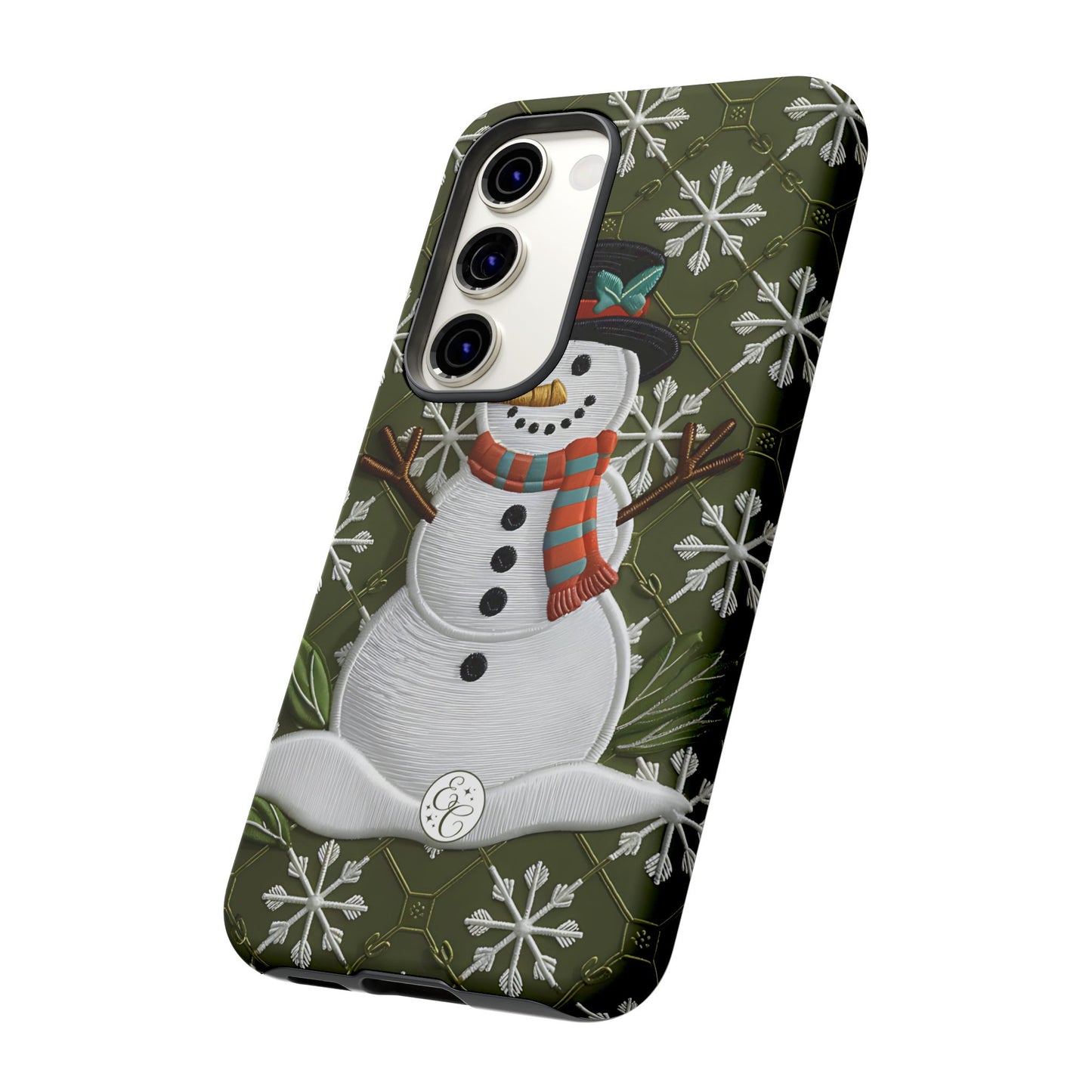 Christmas Snowman Tough Phone Case