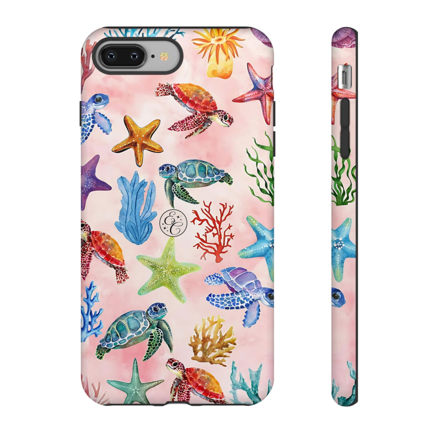 Colorful Marine Life Tough Phone Case