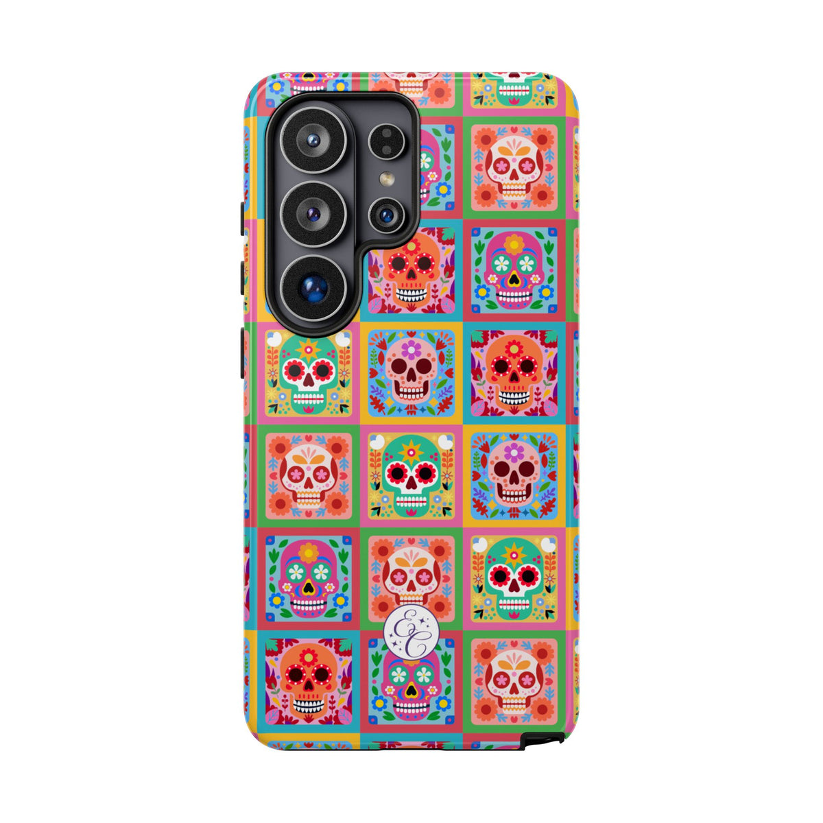 Colorful Sugar Skull Halloween Phone Case