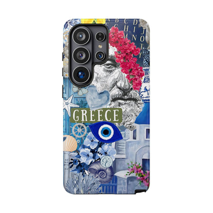 Greek Summer Collage Tough Phone Case