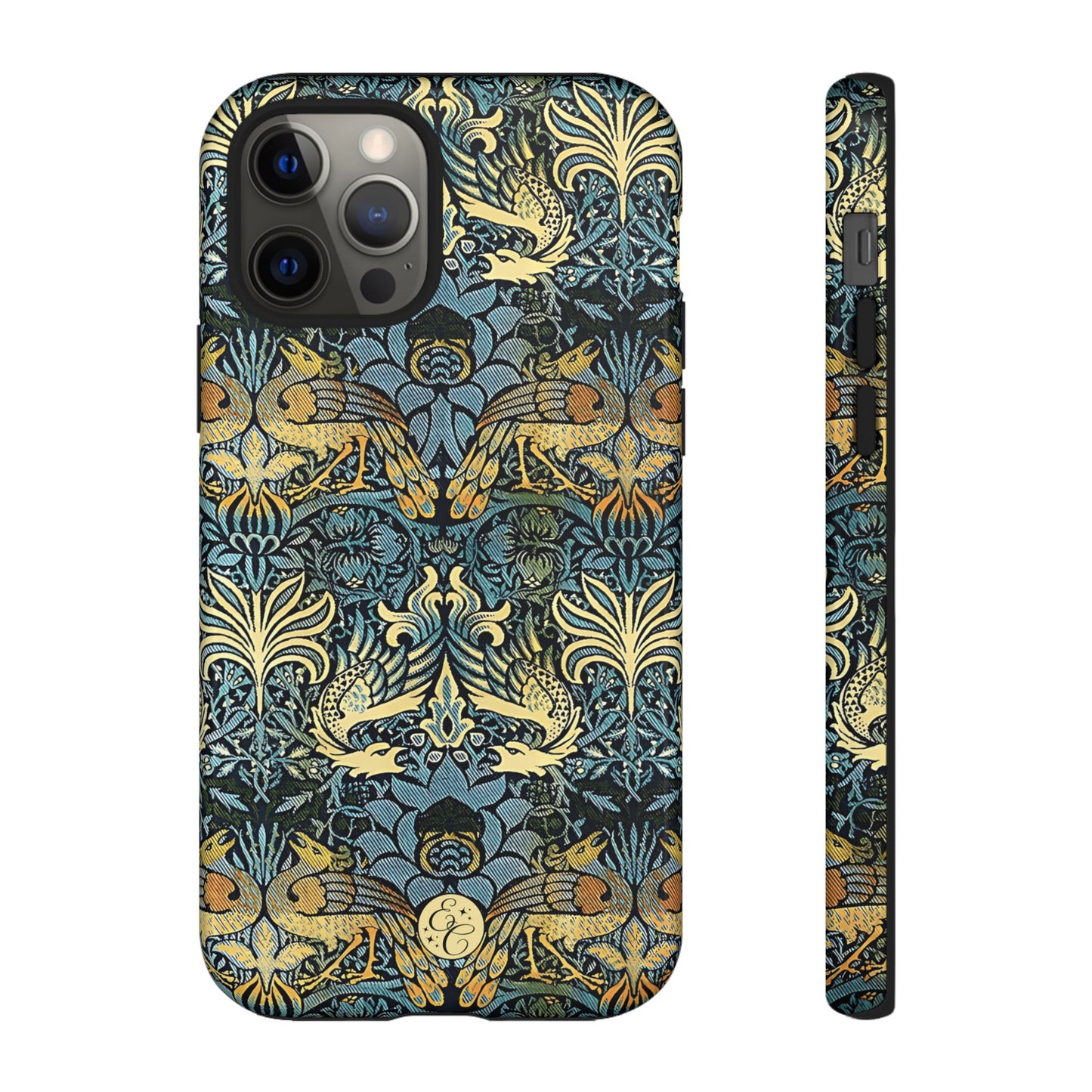 William Morris Peacock and Dragon Tough Phone Case