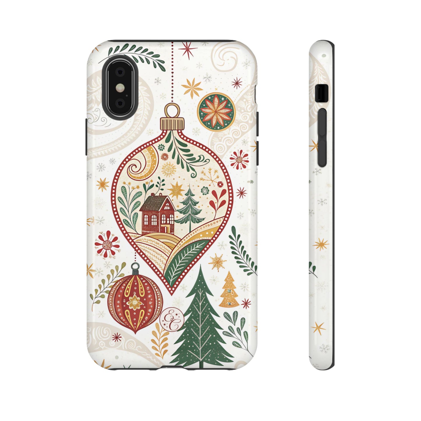 Cozy Christmas Ornament Tough Phone Case