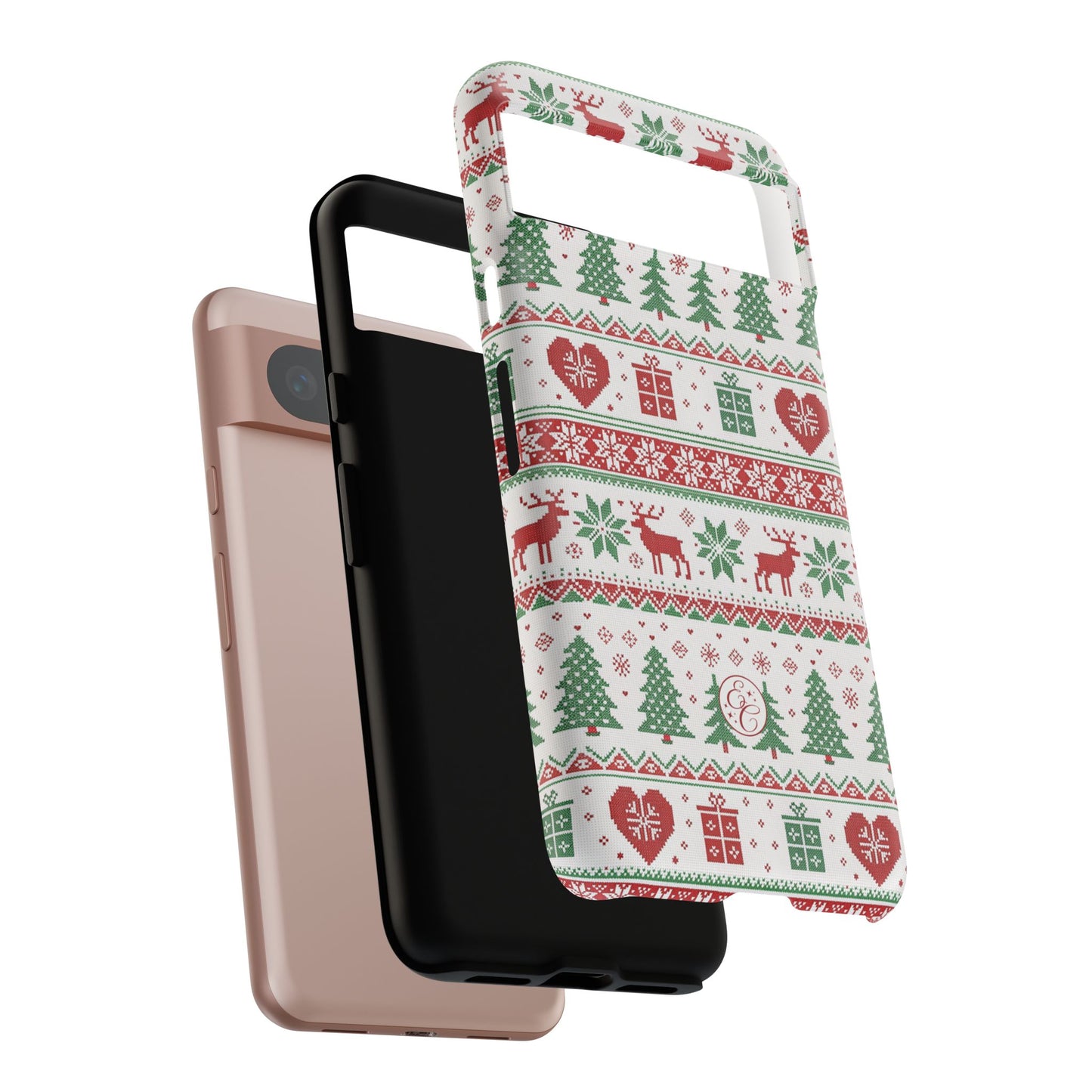 Ugly Christmas Sweater Pattern Tough Phone Case