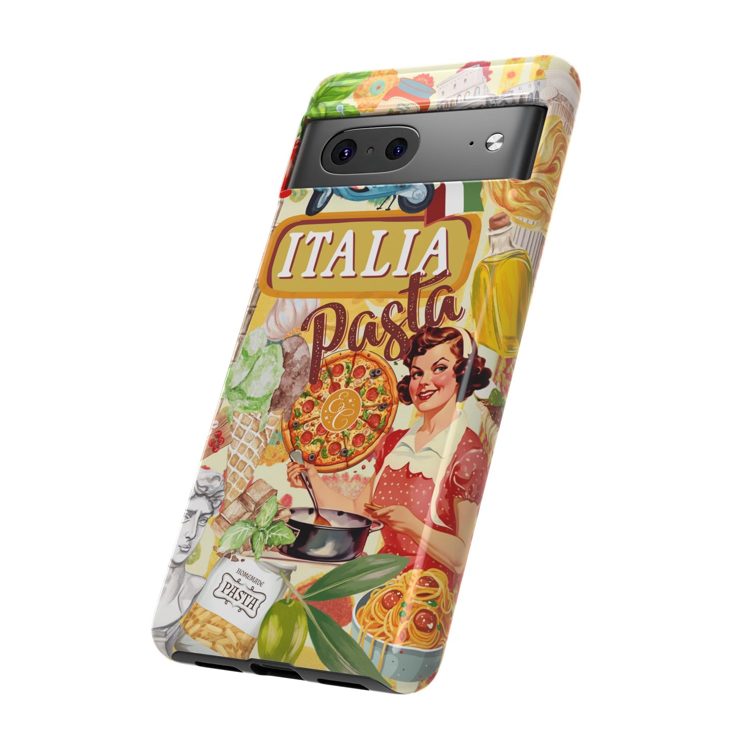 Italian Cuisine Collage Tough Phone Case