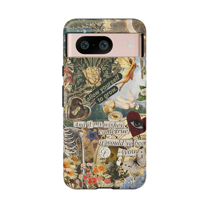 Vintage Cottage Collage Tough Phone Case