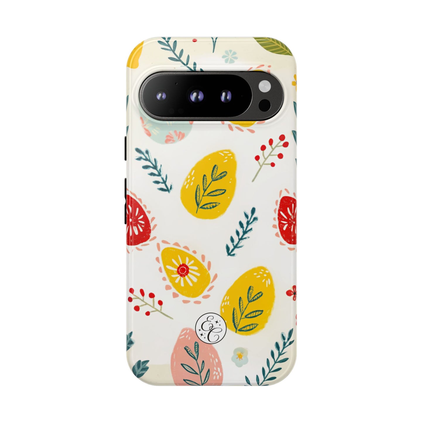Colorful Easter Egg Pattern Tough Phone Case