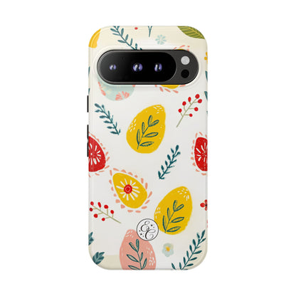 Colorful Easter Egg Pattern Tough Phone Case
