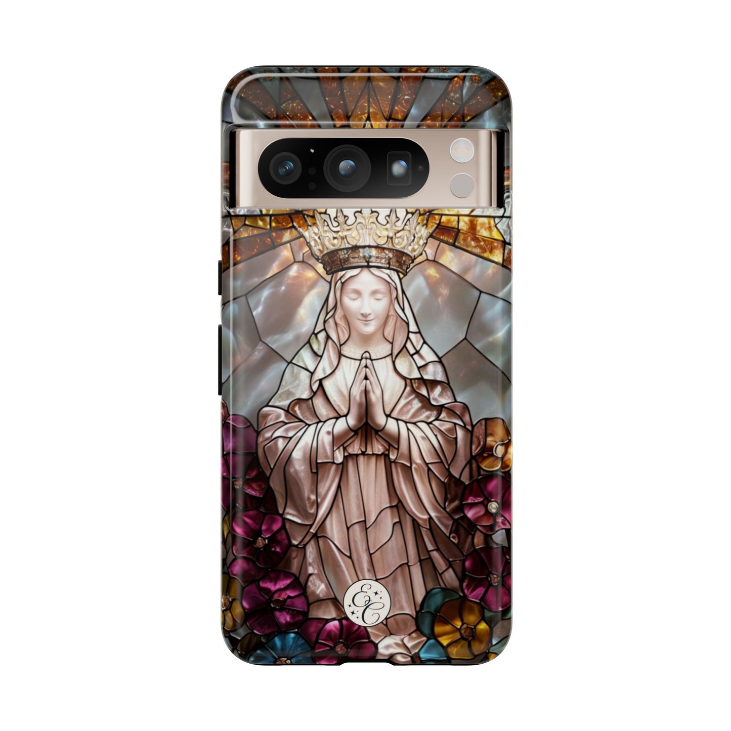 Virgin Mary Stained Glass Tough Phone Case
