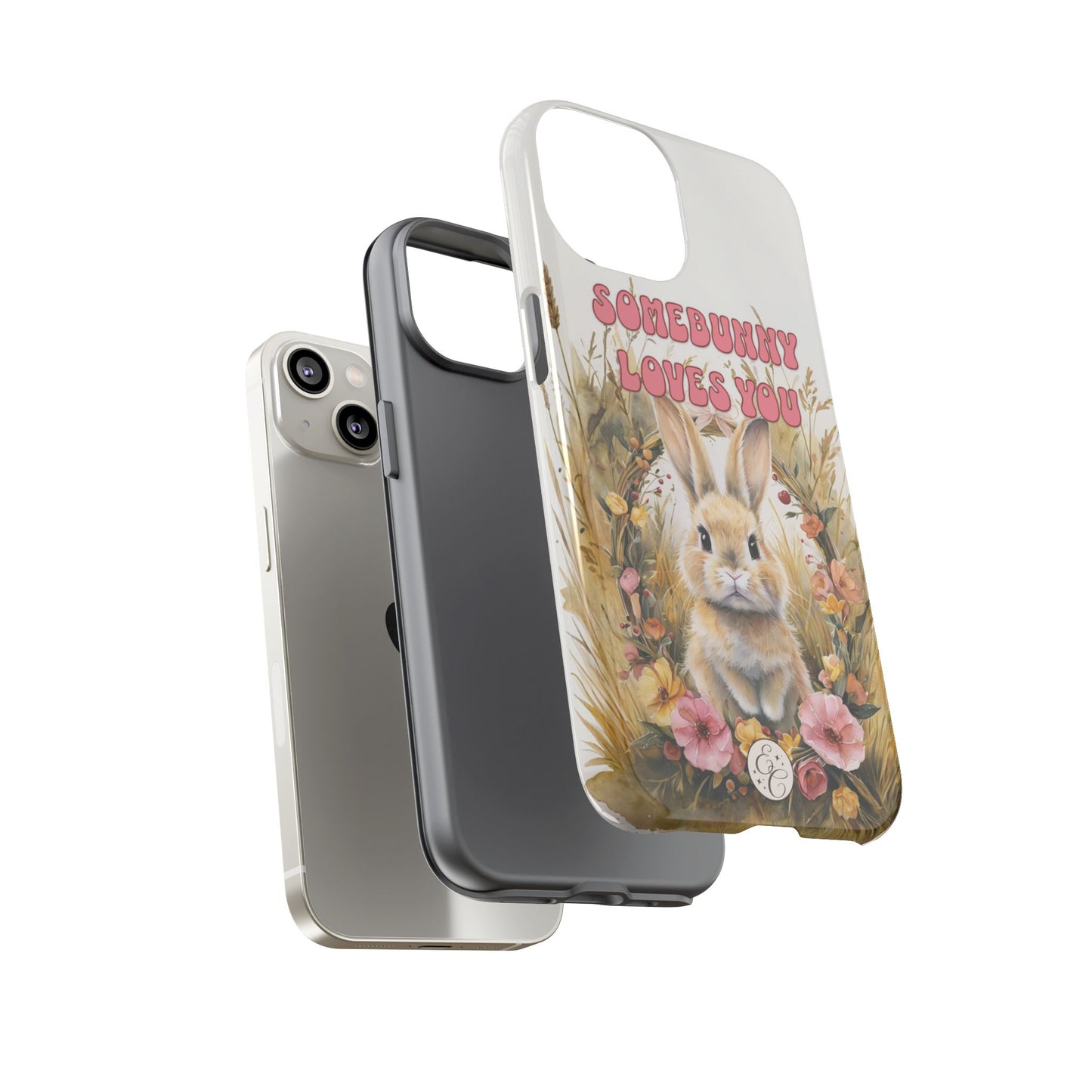 Somebunny Loves You Tough Phone Case