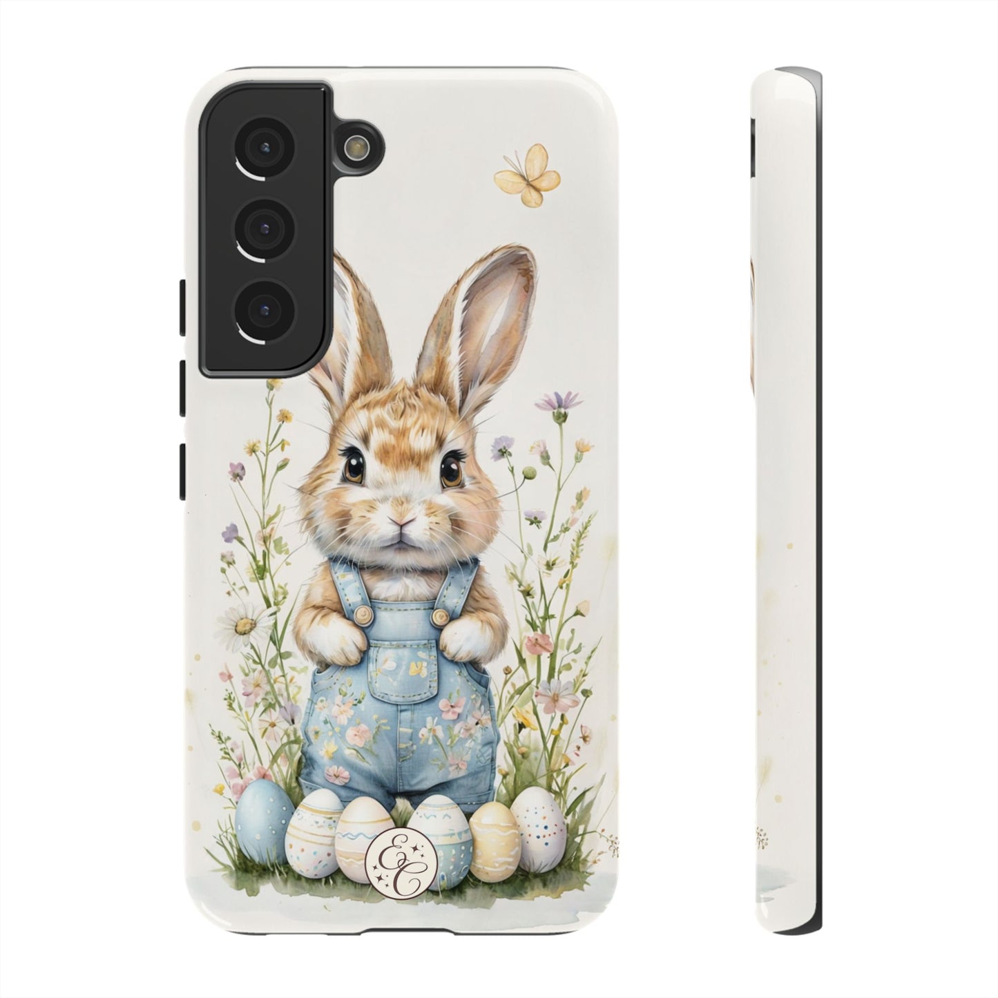 Bunny with Easter Eggs Tough Phone Case
