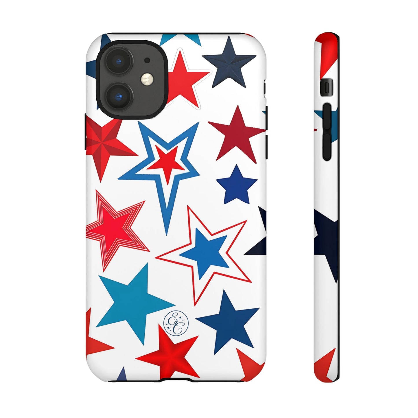 Patriotic Star Pattern Tough Phone Case