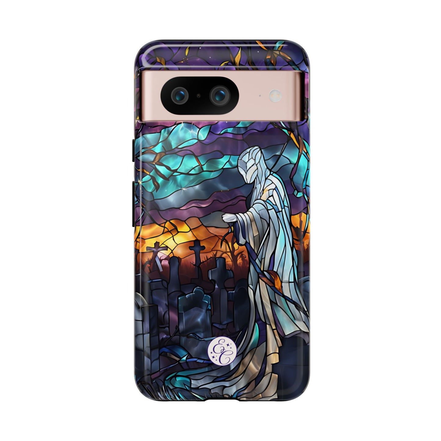 Stained Glass Ghost Tough Phone Case
