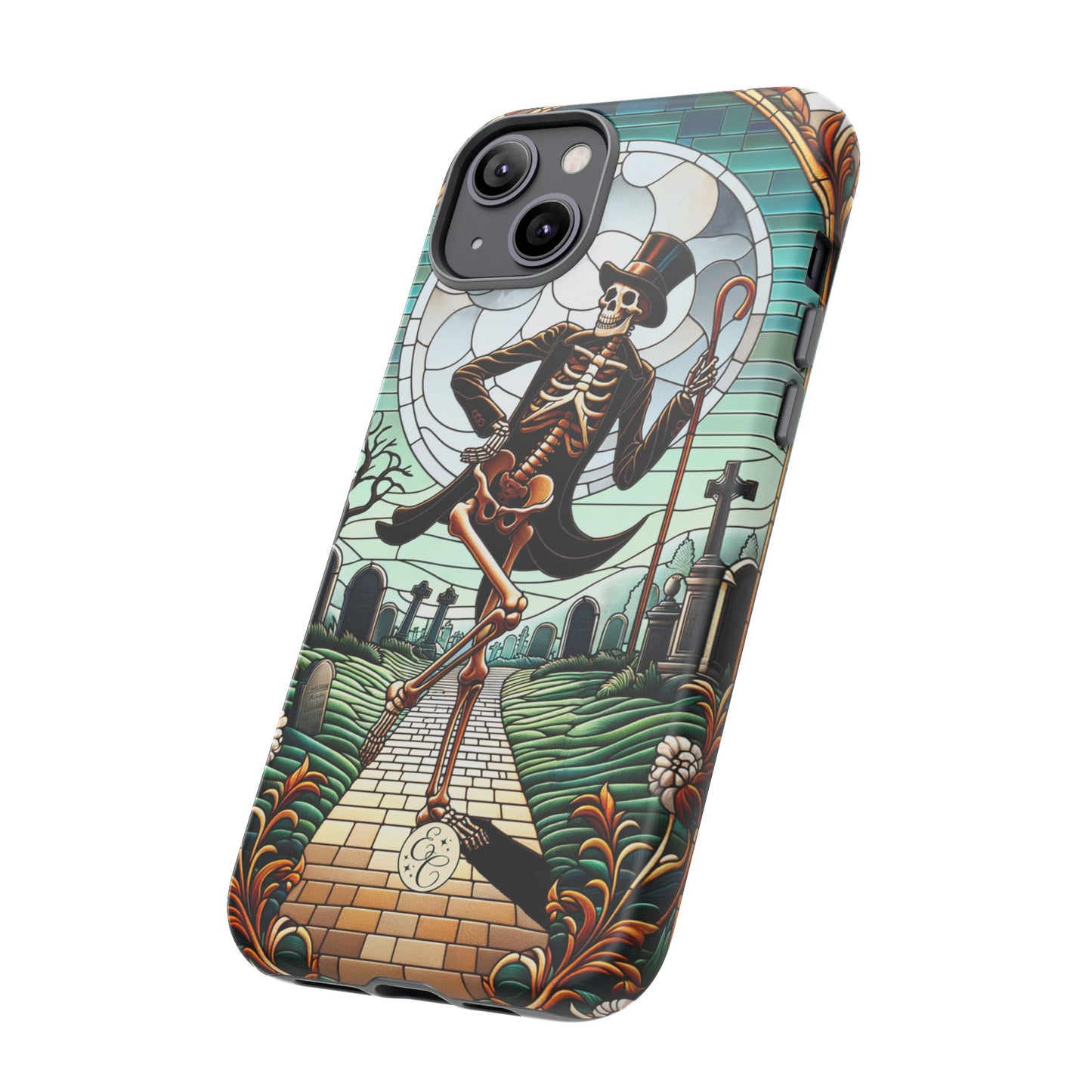 Dancing Skeleton Tough Phone Case