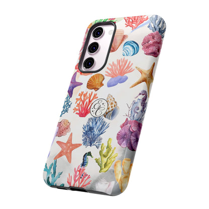 Coral & Sea Shells Tough Phone Case