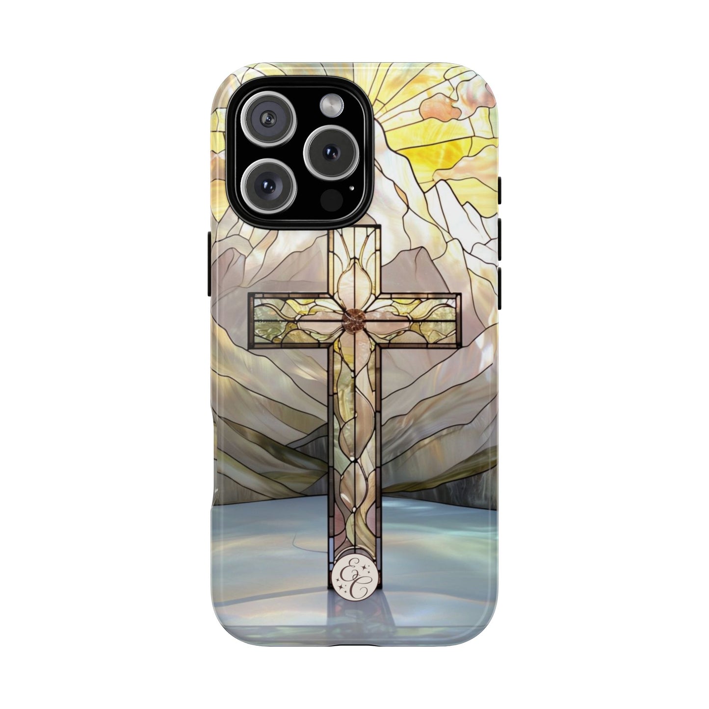 Stained Glass Cross Tough Phone Case