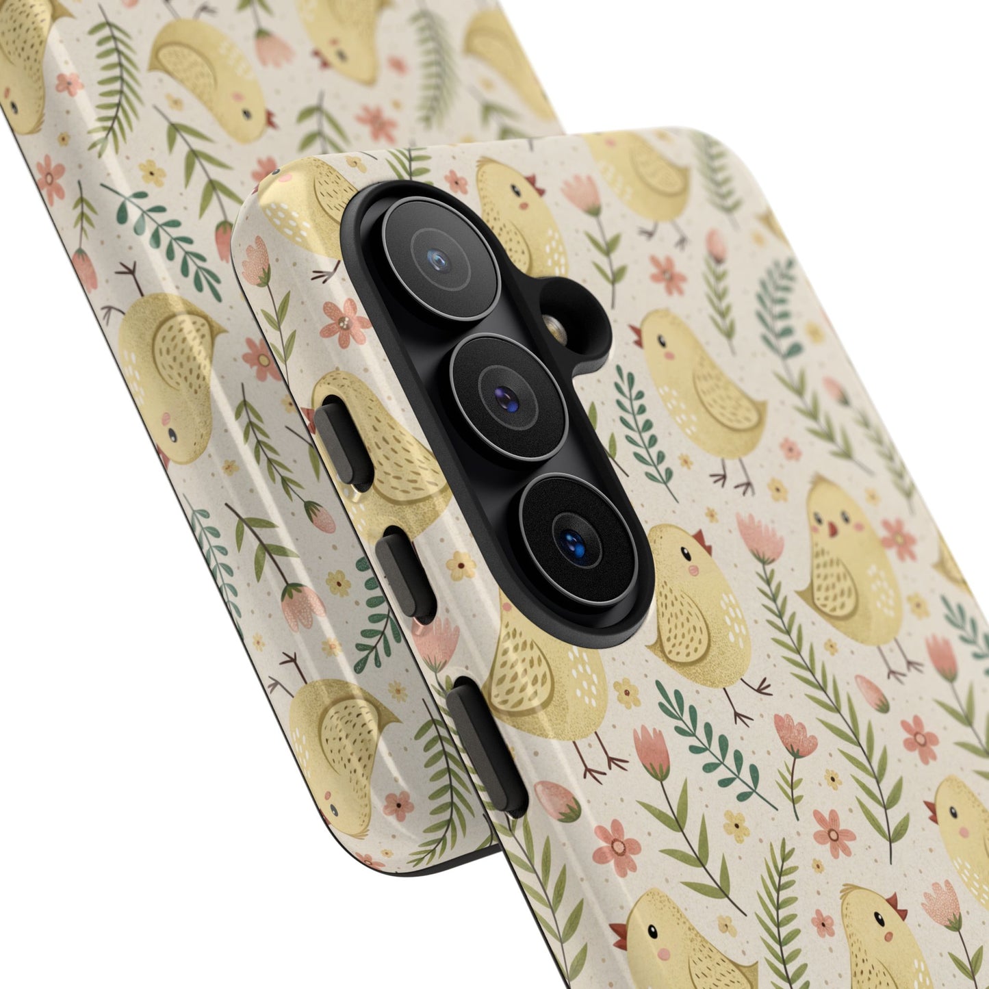Vintage Floral Chick Pattern Tough Phone Case