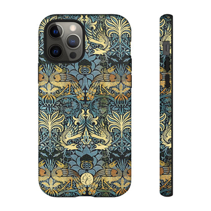 William Morris Peacock and Dragon Tough Phone Case