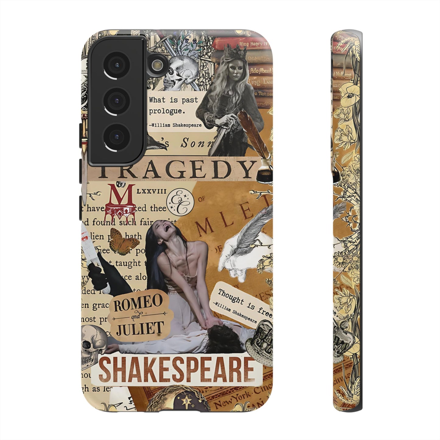 Shakespeare Tragedy Collage Tough Phone Case