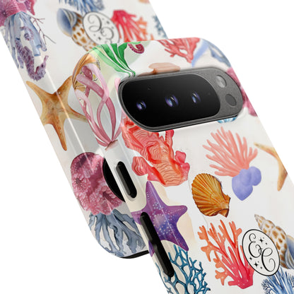 Coral & Sea Shells Tough Phone Case