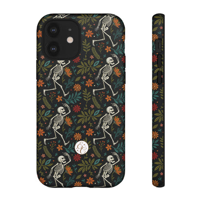 Boho Skeleton Pattern Halloween Phone Case