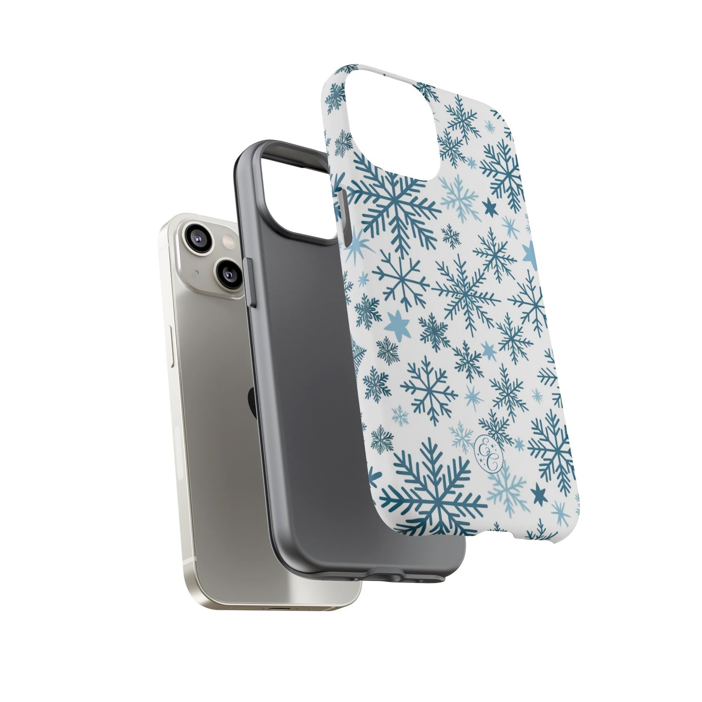 Winter Snowflakes Pattern Tough Phone Case