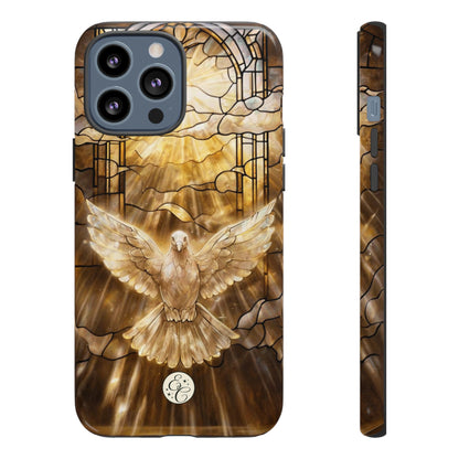 Holy Spirit Stained Glass Tough Phone Case