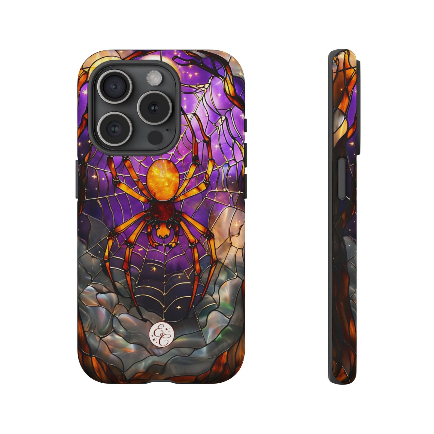 Stained Glass Spider Tough Phone Case