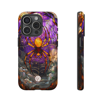 Stained Glass Spider Tough Phone Case
