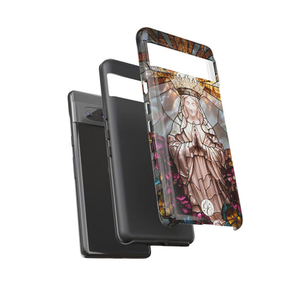 Virgin Mary Stained Glass Tough Phone Case