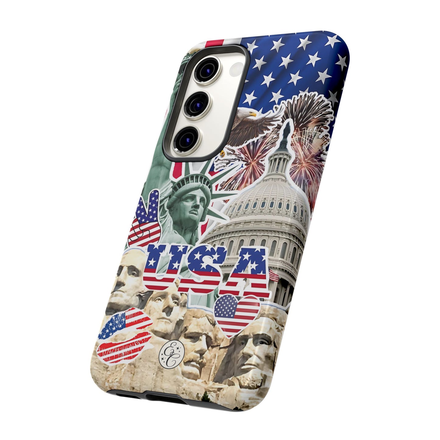 Patriotic USA Collage Tough Phone Case