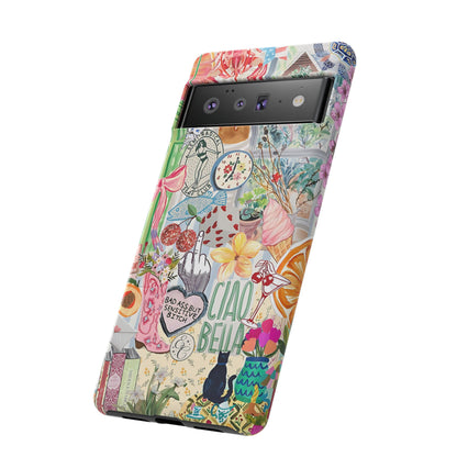 Coquette Art Collage Tough Phone Case